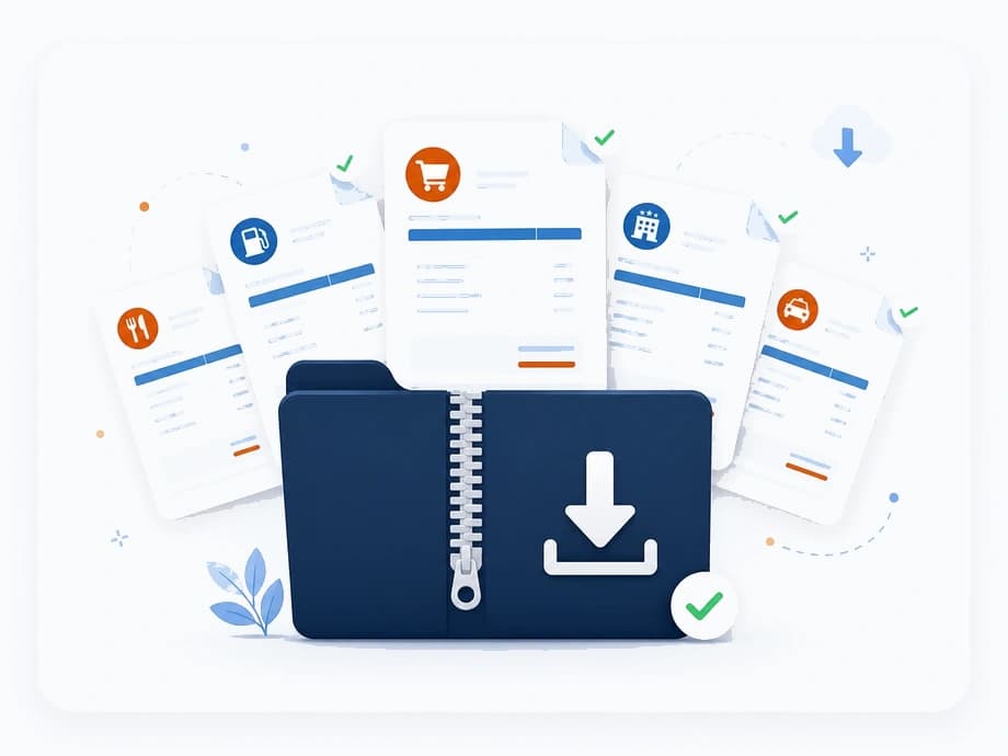 Multiple bill template files download illustration